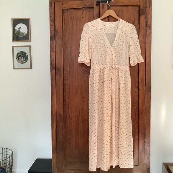 Christy Dawn Della Dress in Carnelian Aster Garden - Picture 3 of 10